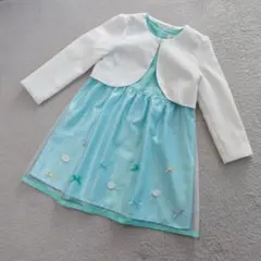 フォーマル ワンピース 130cm ライトグリーン