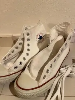 CONVERSE ALL STAR ホワイト ハイカットスニーカー　25cm