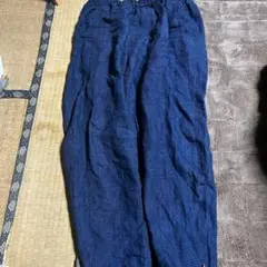 headgoonie ヘッドグーニー　藍染グレンチェックビーチパンツ　L 美品