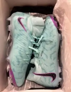 Nike Phantom サッカーシューズ アクア/ホワイト/パープル - メルカリ