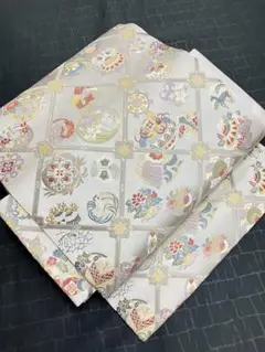 お仕立て上がり名古屋帯　新品未使用品　正絹　西陣織　No.289