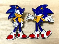 ソニック・ザ・ヘッジホッグ ピンバッジ ピンズ 2個セット - メルカリ