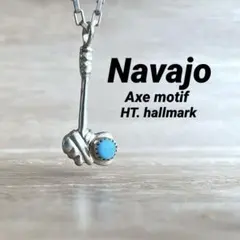 ナバホ Navajo Axeモチーフ HT ホールマーク ペンダント