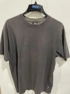 ステューシー　無地　tシャツ　ブラック　フェード　Lサイズ