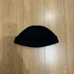 agnes b. beanie ニット帽　ビーニー　ブラック　折り返しのサムネイル