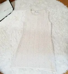 zaraセーターパール付き