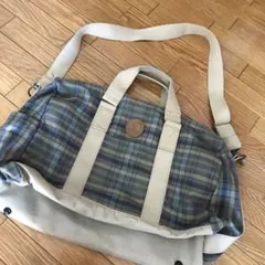 ボストンバッグ　　ショルダーバッグ　　2ウェイ　　チェック