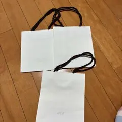 ete ショップ袋 3枚セット 白