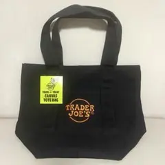 Trader Joes ❁ 黒色　ミニトートバッグ　トレジョ