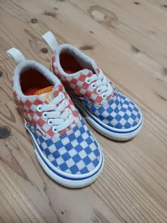 VANS キッズ スニーカー チェッカーフラッグ柄のサムネイル