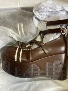 Chalmiere シャルミエール チョコレート シューズ アクシーズファム