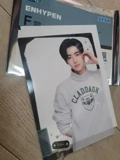 セガラッキーくじ エンハイフン ENHYPEN クリアビッグカードF賞 ソンフン