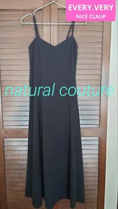 【店舗限定】Vネックストレッチワンピース＊ブラック