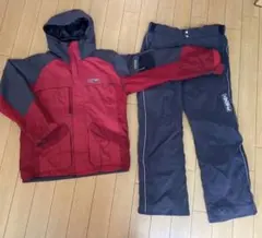 ヒロシ様　phenix スキーウェア メンズ セットアップ 上下 レッド グレー