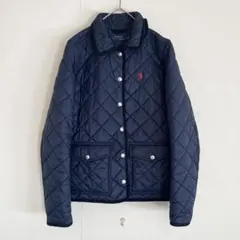 【レア★着用感の少ない美品★チンストラップ】ラルフローレンキルティングジャケット