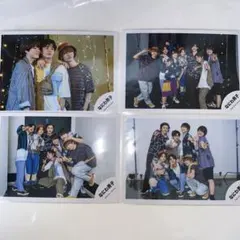なにわ男子 混合 集合 公式写真 バラ売り不可 4枚セット売り お値下げ中‼️