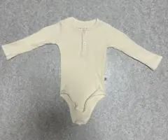 Marine Blue クリーム色ロンパース 80cm