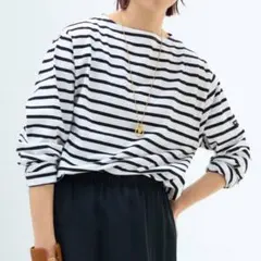 【新品未使用】IENA セントジェームス　ボーダーシャツ SAINT JAMES/セントジェームス OUESSANT/ウェッソン ボーダー（T