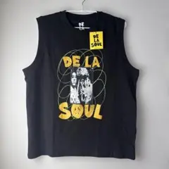 新作❣️在庫1点★DE LA SOUL タンクトップTシャツ★L ブラック