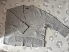 カシミヤ vネック ニット