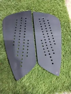 ブラックハート　デッキパッド　2ピース　フィッシュタイプ　黒　フラット