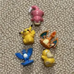 レア 当時物】ポケモン 鉛筆キャップ フィギュア 7体セット えんぴつ