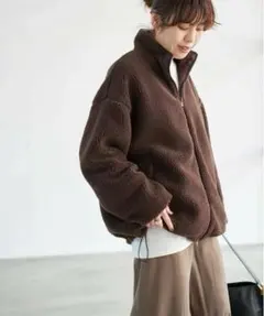 リバーシブル フリースジャケット
