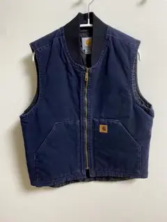 Carhartt カーハート　ダック　ベスト　ネイビー　90s 青　ブルー 2025年最新】カーハート ダックベスト ネイビーの人気アイテム
