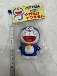 ドラえもん やわらかドラえもん 笛入り フィギュア レトロ