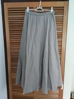 URBAN RESEARCH DOORS フレアスカート 　ベージュ