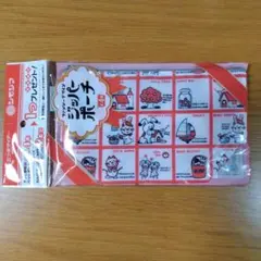 三ツ矢サイダー シモジマ ファンシーデザイン ジッパーポーチ レトロ