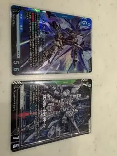 ガンダムカードゲーム LRカード2枚 バルバトス、 グシオンリベイク
