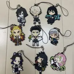 鬼滅の刃 柱  ラバーストラップ 全種類セット きゅんキャラ