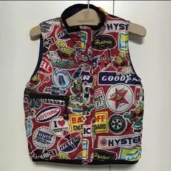ヒスミニ☆リバーシブルベスト☆80cm
