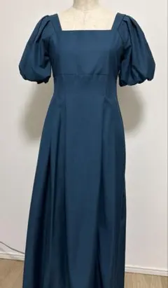 青緑 ワンピース