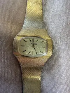 稼働 RADO 腕時計 133.9654 アンティーク 石付き ベルト 1176 稼働 RADO 腕時計 133.9654 アンティーク 石付き ベルト 1176