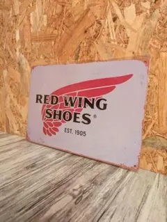 ブリキ看板セット　RED WING SHOES　レッドウイング