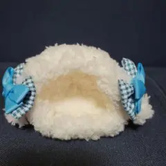 ハンドメイド おまんじゅう 着ぐるみ ひつじ ブルー