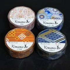 マスキングテープ カミイソ Kimono美　4種 セット 箔押しのサムネイル