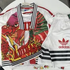 adidas×リタオラ ドラゴン柄ブルゾン - メルカリ
