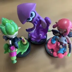 スプラトゥーンのアミーボフィギュア3体セット