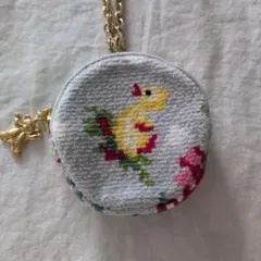 最終価格　フェイラー　ハイジドット　グレー　ポーチ　チャーム