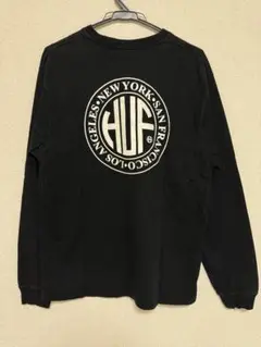 HUF 黒 長袖 Tシャツ M