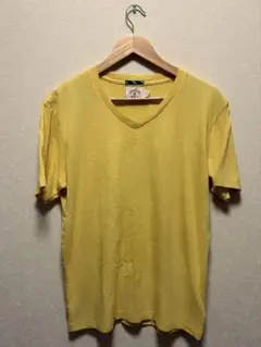 Brooks Brothers Vネック Tシャツ イエロー