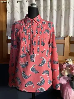 美品PAUL&JOE SISTER ポール&ジョーシスター 猫柄シャツのサムネイル