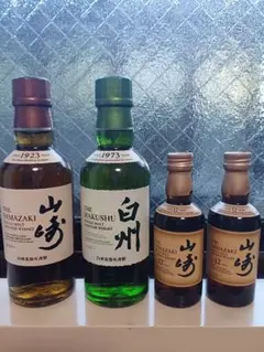 山崎ウイスキー ミニボトル180ml 12本セット サントリーウィスキー 山崎・白州・知多ミニボトル（NV