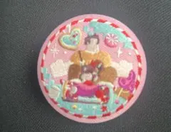 ディズニー　刺繍缶バッジ　シュガーラッシュ