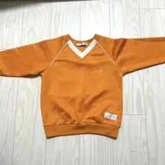 シーガルキッズ　幼稚園体操服　ジャージ上　オレンジ色　120cm