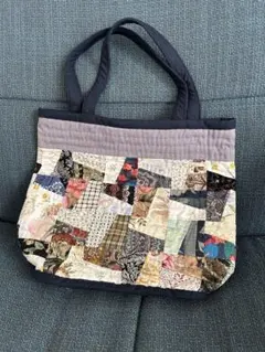 パッチワーク　キルト　トートバッグ　ハンドメイド