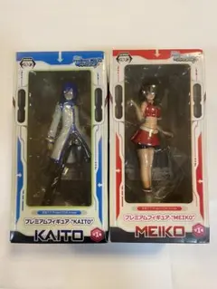 KAITO MEIKO プレミアムフィギュア ボーカロイド カイト メイコ Hatsune Miku Series KAITO & MEIKO Noodle Stopper Figure Set FuRyu